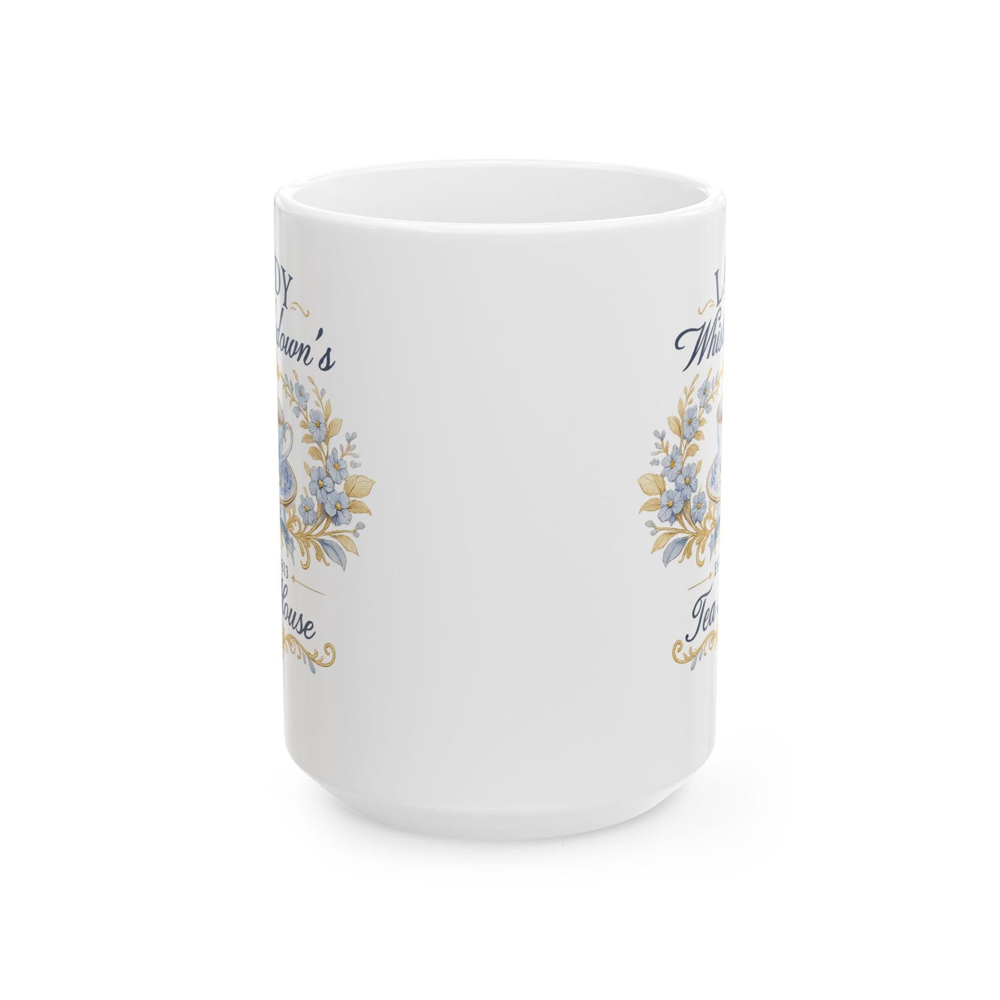 Lady Whistledown Tea and Coffee Cup Bridgeton Antique type mug Coffee Lover Hot Tea Cup