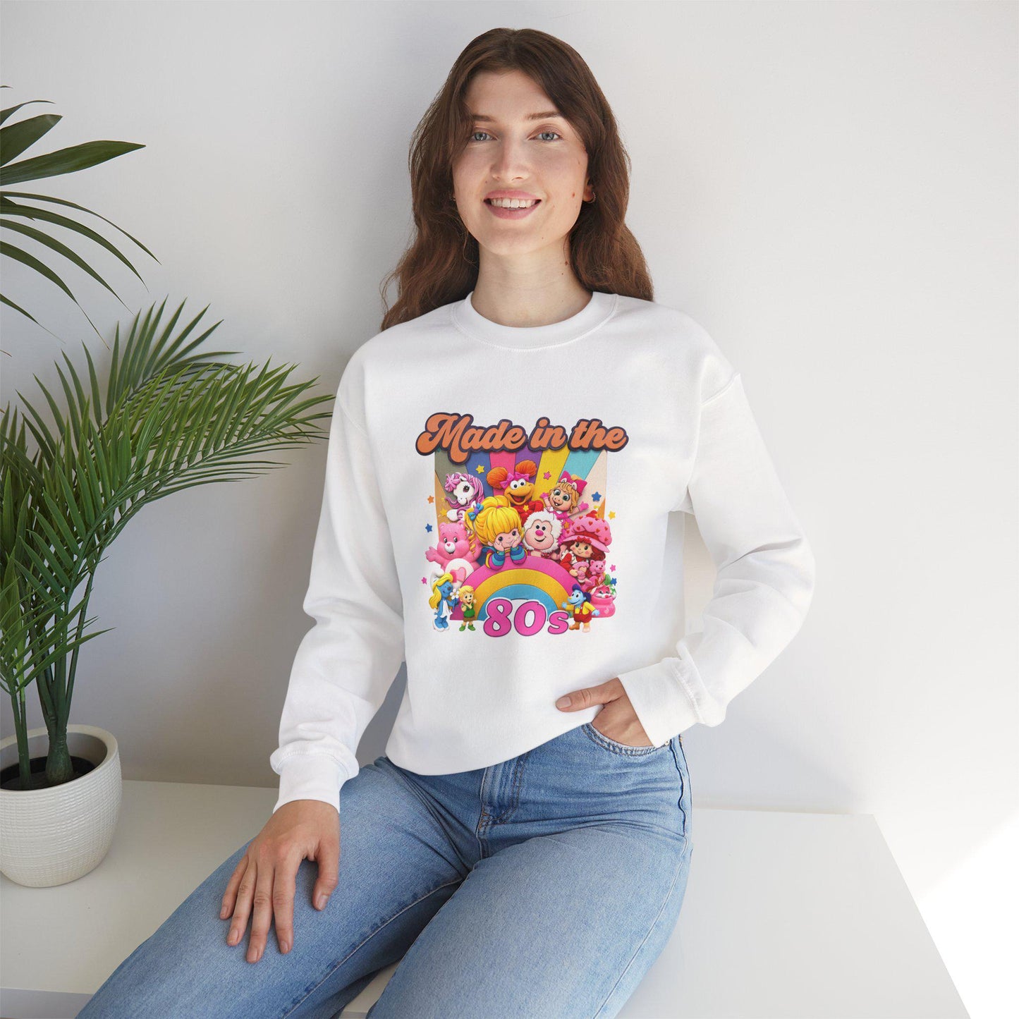 80s Cartoon Crewneck Sweatshirt - Retro Nostalgia Throwback