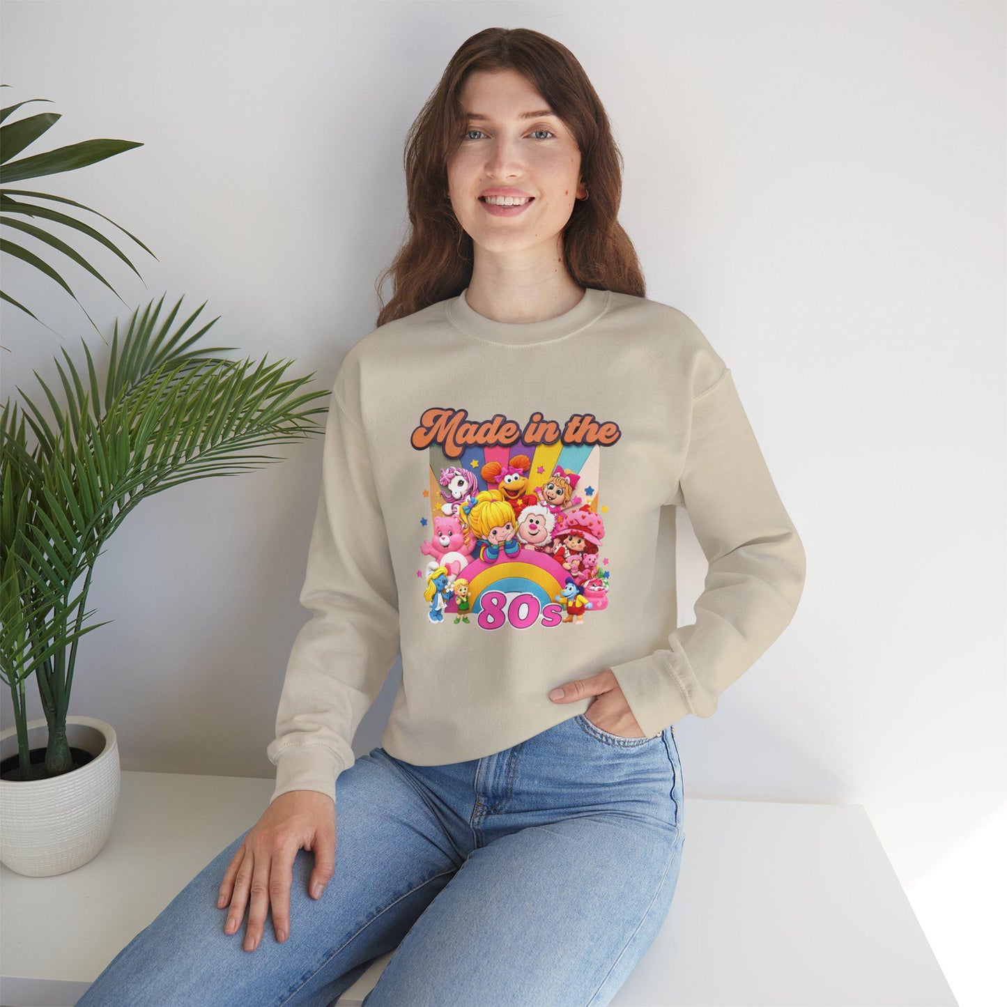 80s Cartoon Crewneck Sweatshirt - Retro Nostalgia Throwback