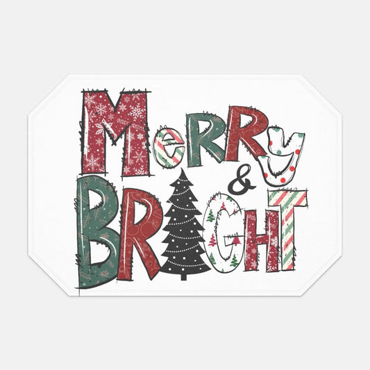 Merry and Bright Whimsical Placemat
