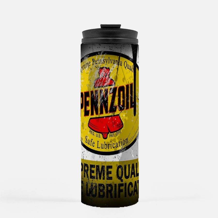 vintage Pennzoil Thermal Tumbler 16 oz.