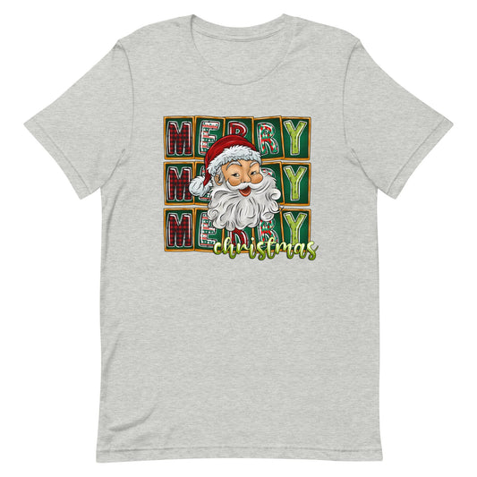 Merry Merry Merry Christmas Unisex t-shirt