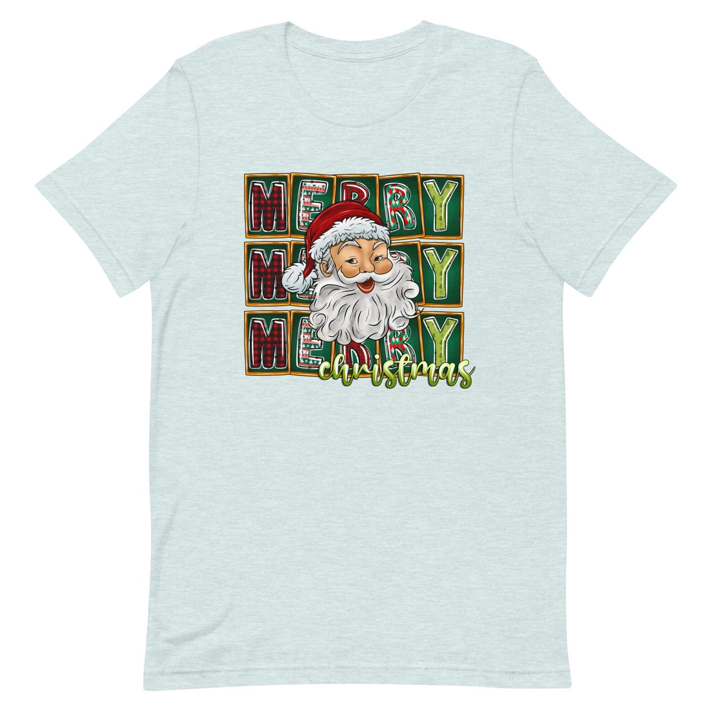 Merry Merry Merry Christmas Unisex t-shirt