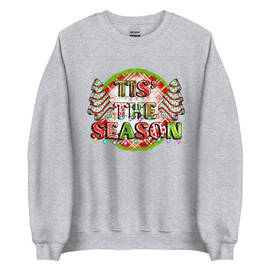 Tis the Season Tree Cake Unisex Sweatshirt