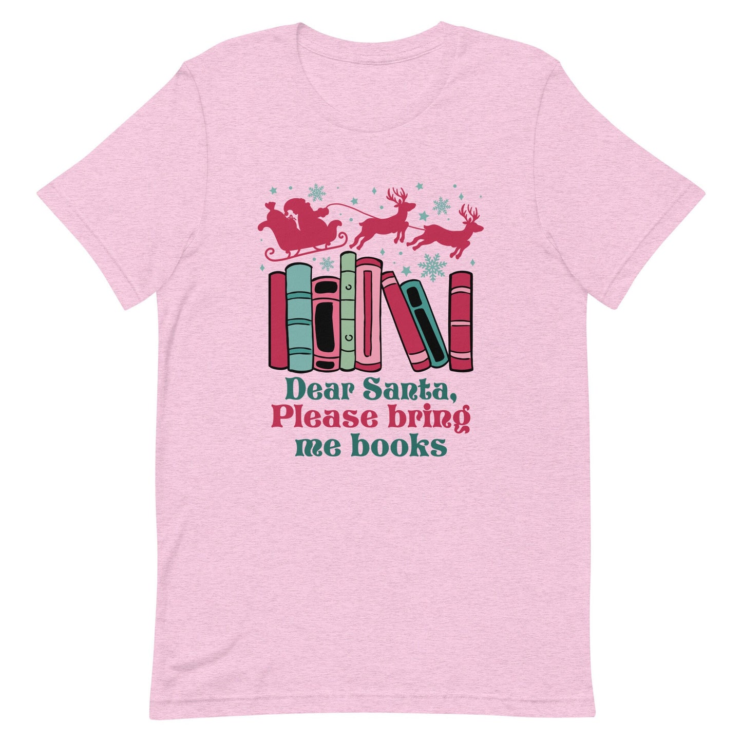 Please Santa bring me books Unisex t-shirt