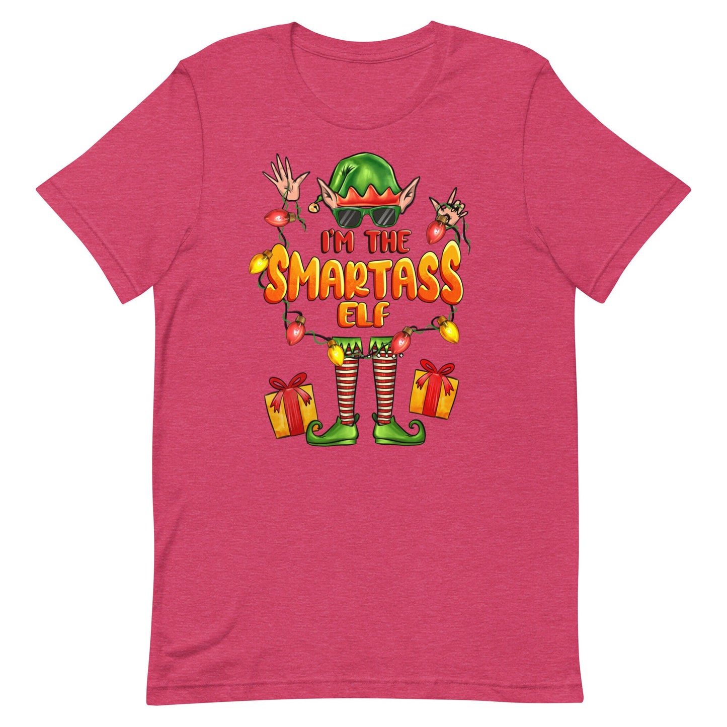 Smartass Elf Unisex t-shirt