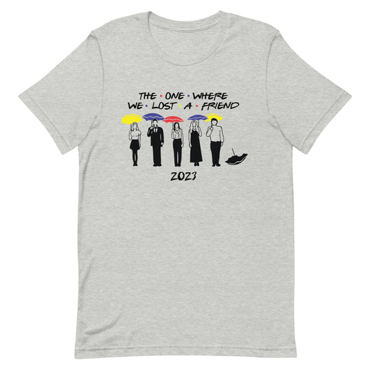 The One We Lost- FRIENDS 2023 In Memory of Unisex t-shirt