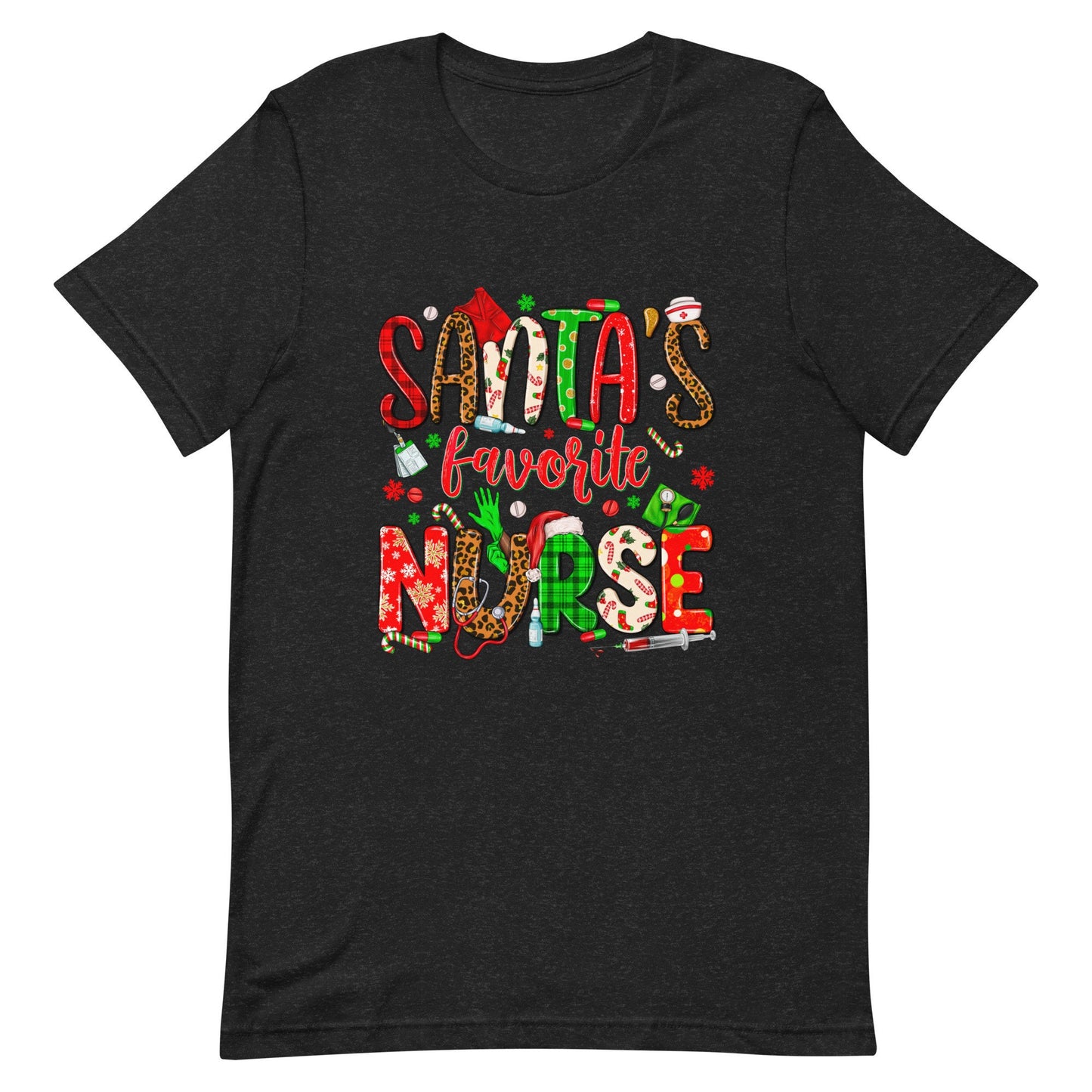 Santa's Favorite Nurse Unisex t-shirt