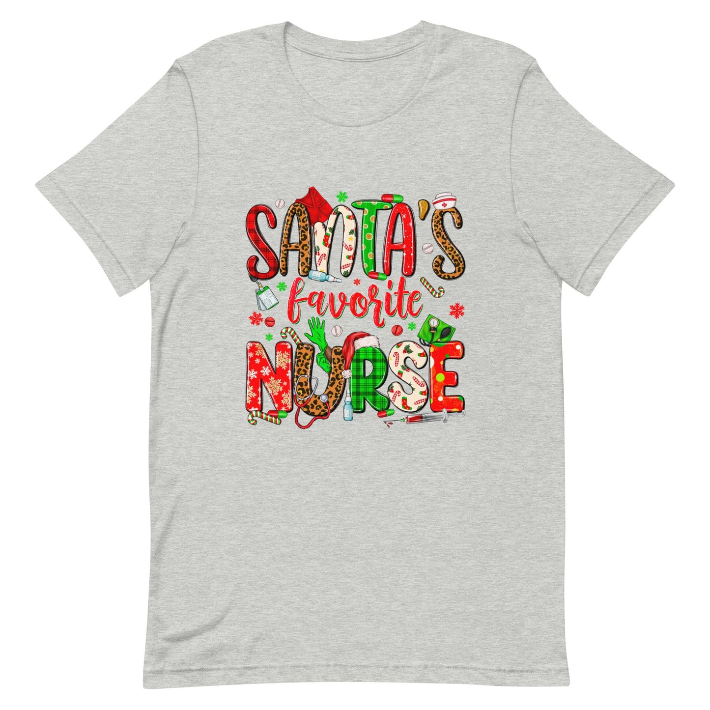 Santa's Favorite Nurse Unisex t-shirt