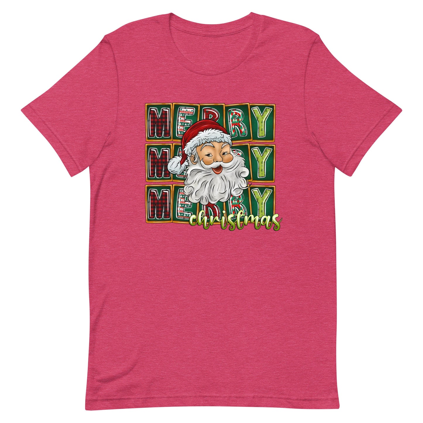 Merry Merry Merry Christmas Unisex t-shirt