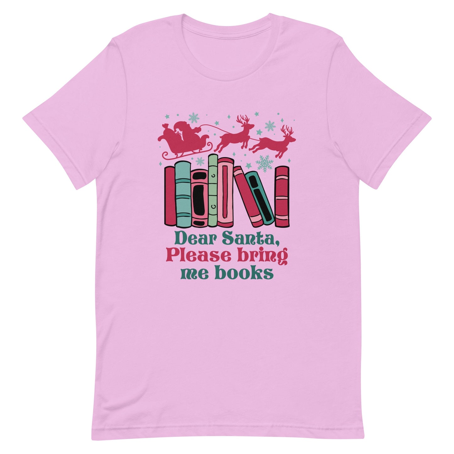 Please Santa bring me books Unisex t-shirt