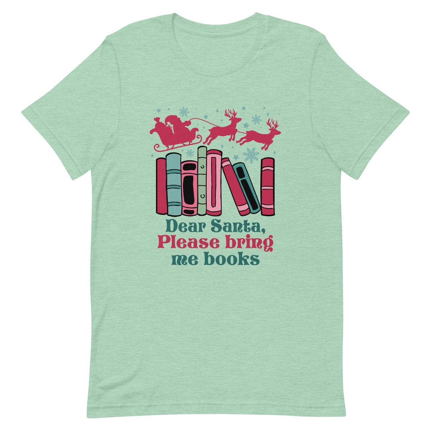 Please Santa bring me books Unisex t-shirt