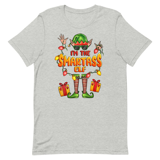 Smartass Elf Unisex t-shirt
