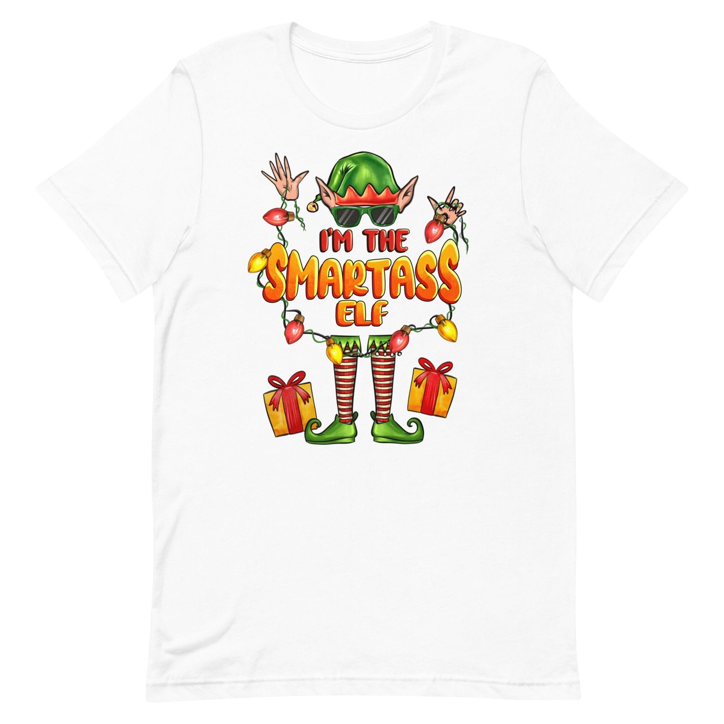 Smartass Elf Unisex t-shirt