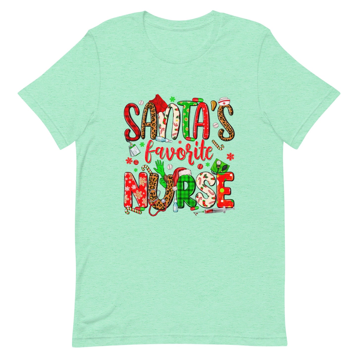Santa's Favorite Nurse Unisex t-shirt