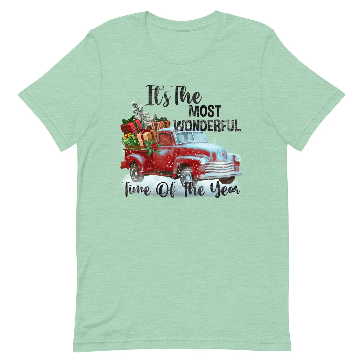 Its the Most Wonderful Time  Vintage Truck Unisex t-shirt