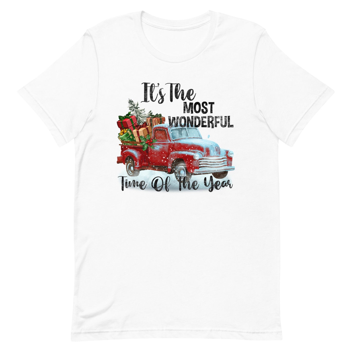 Its the Most Wonderful Time  Vintage Truck Unisex t-shirt