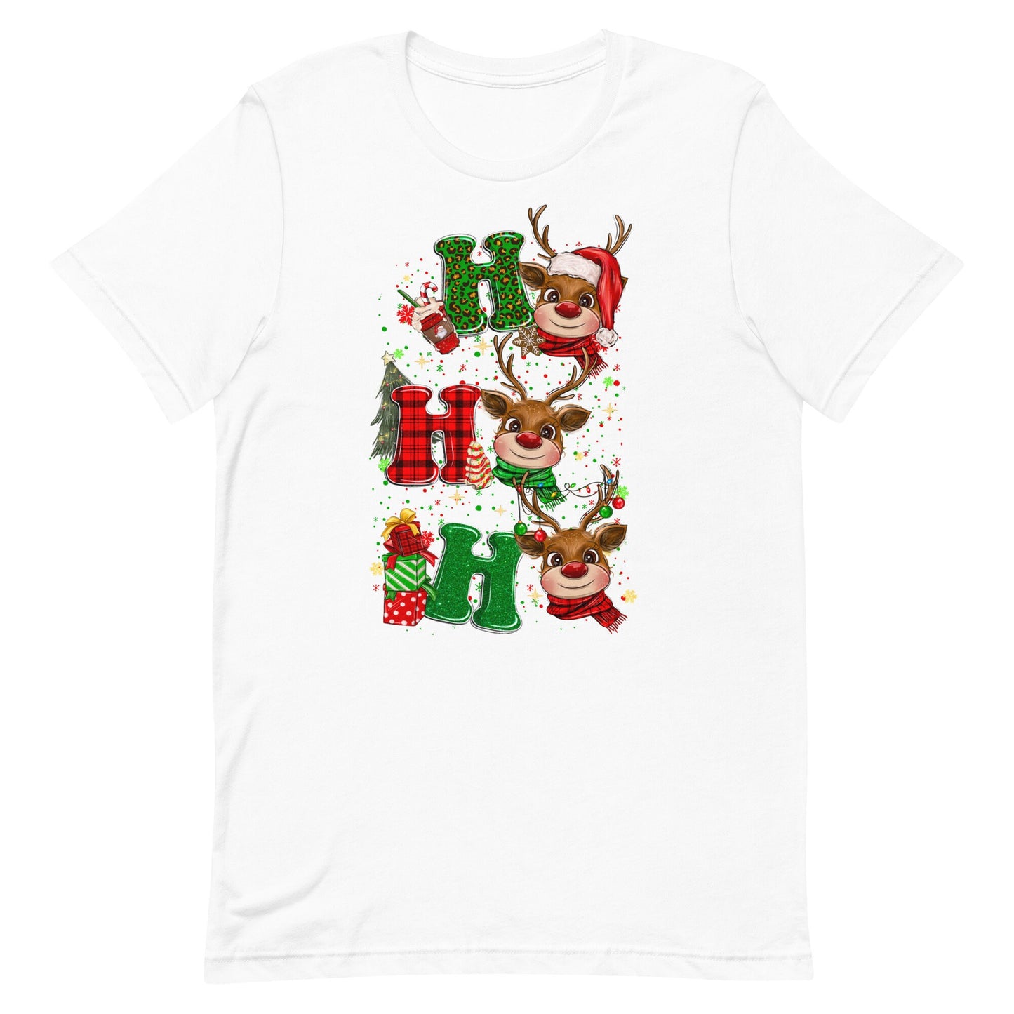 HO ho ho  REINDEER Unisex t-shirt