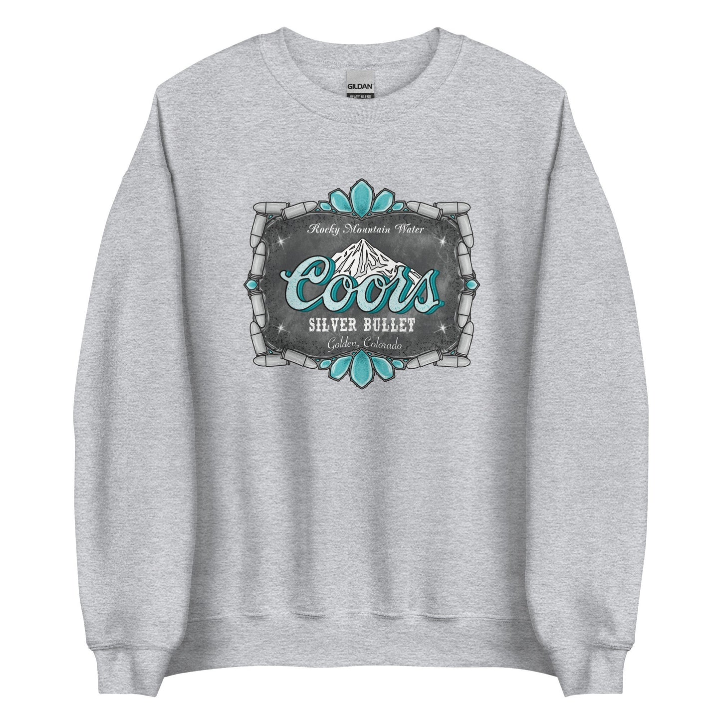 Turquoise Stones and Beer Unisex Sweatshirt