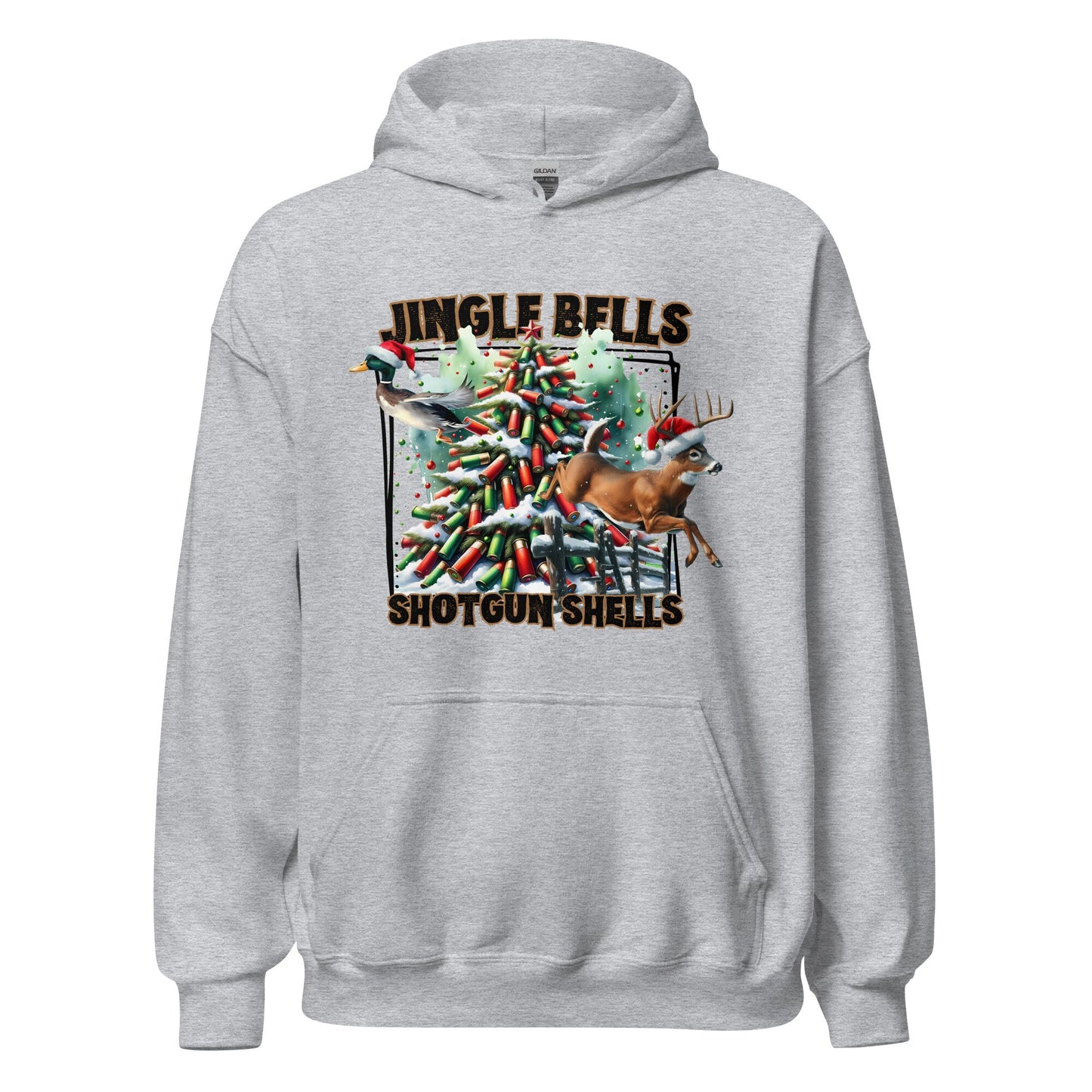 Jingle Bells Shotgun Shells Unisex Hoodie