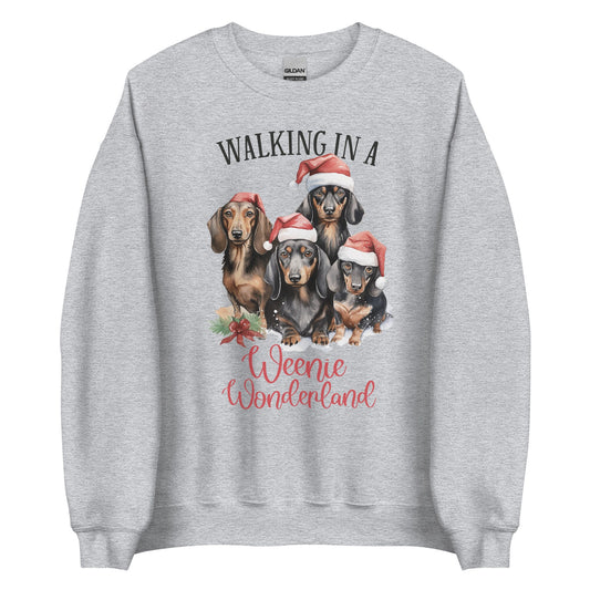 Walking in a Weenie Wonderland Unisex Sweatshirt