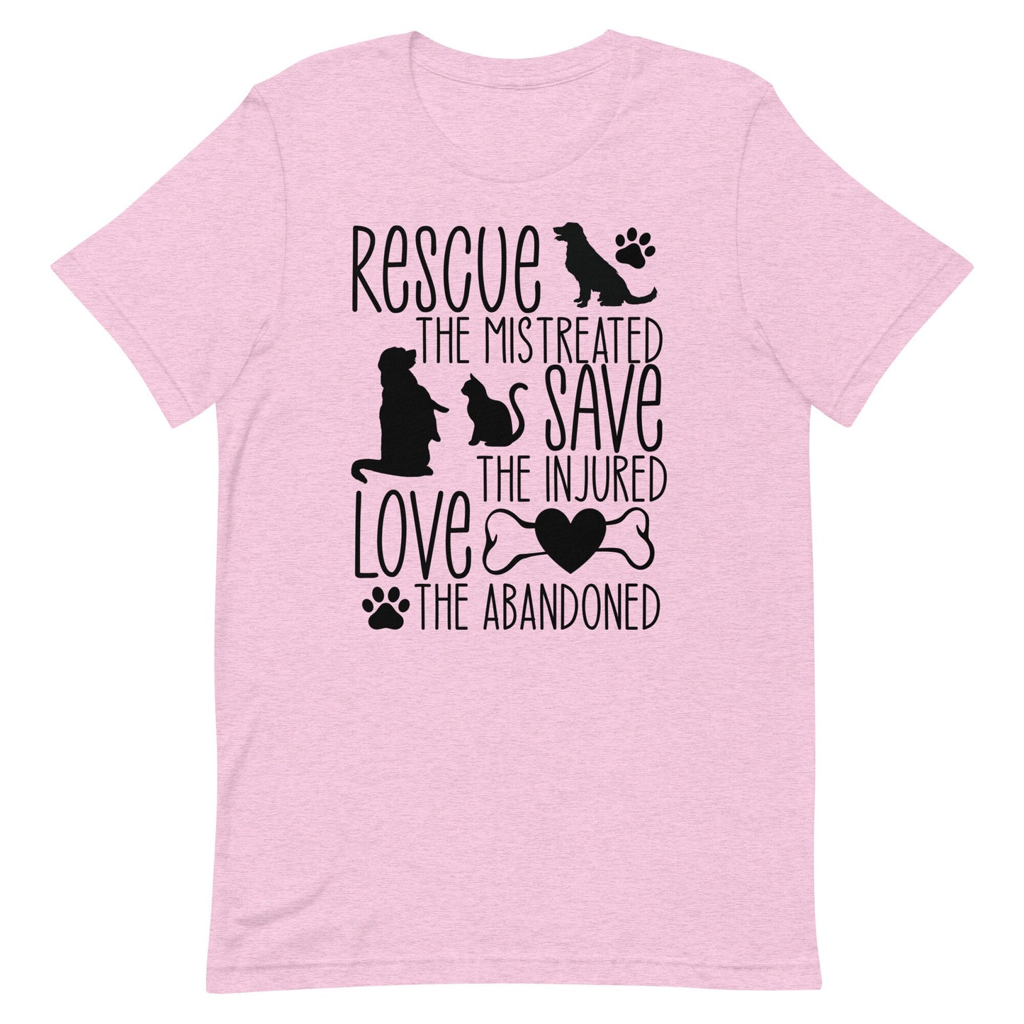 Rescue the mistreated Unisex t-shirt