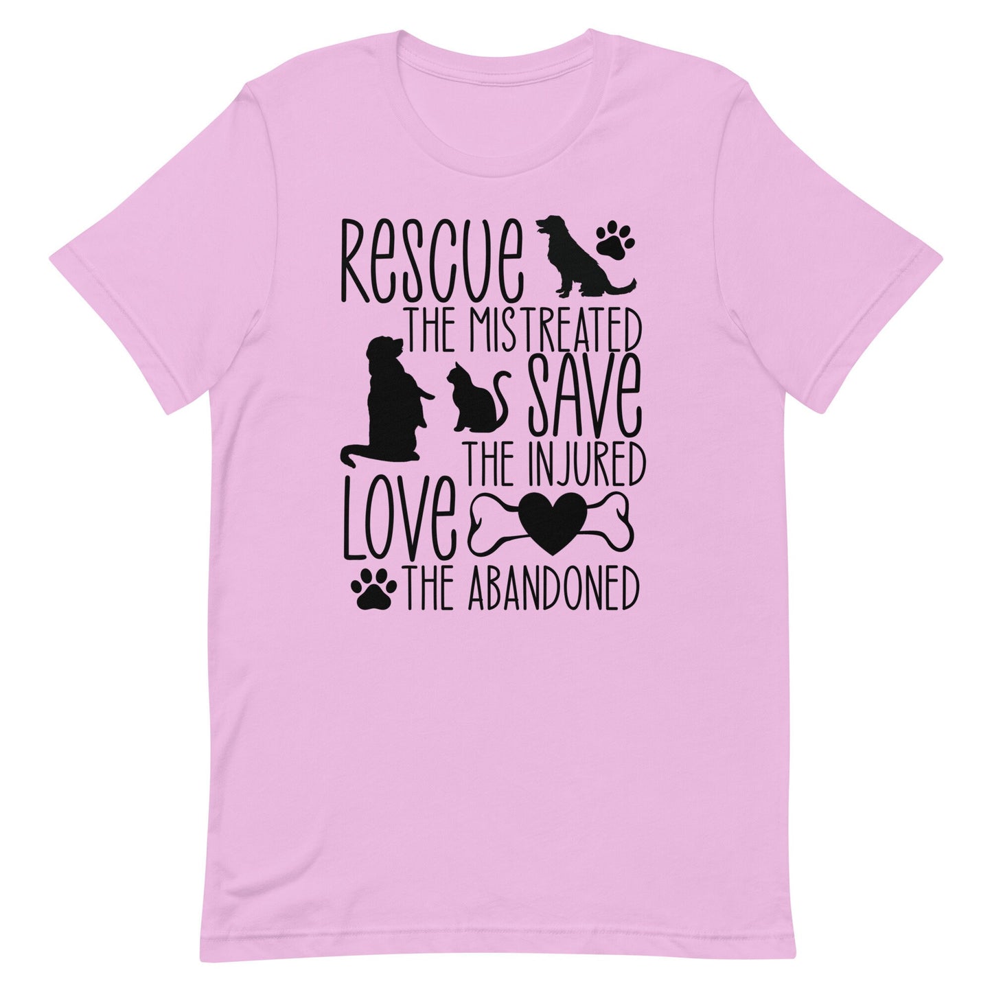 Rescue the mistreated Unisex t-shirt