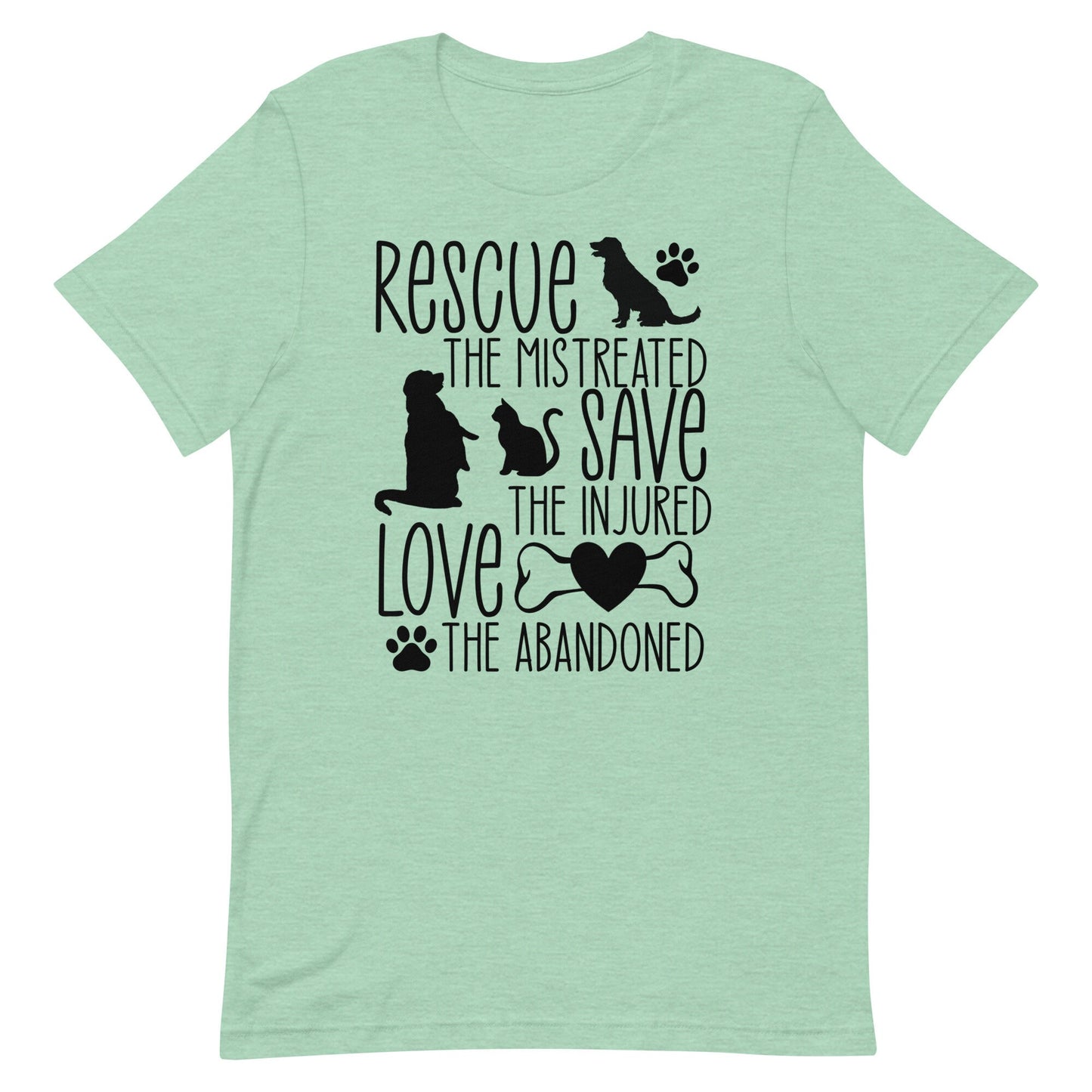 Rescue the mistreated Unisex t-shirt