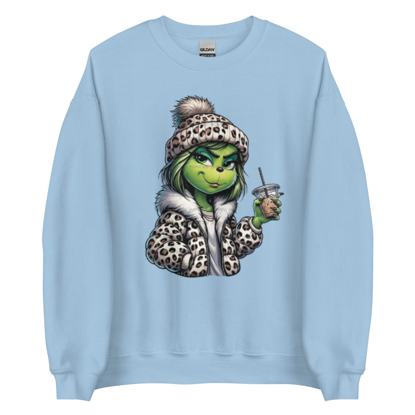 Leopard Print Jacket Ice Coffee Girl G Unisex Sweatshirt