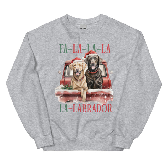 Fa-La-La-Laborader Unisex Sweatshirt