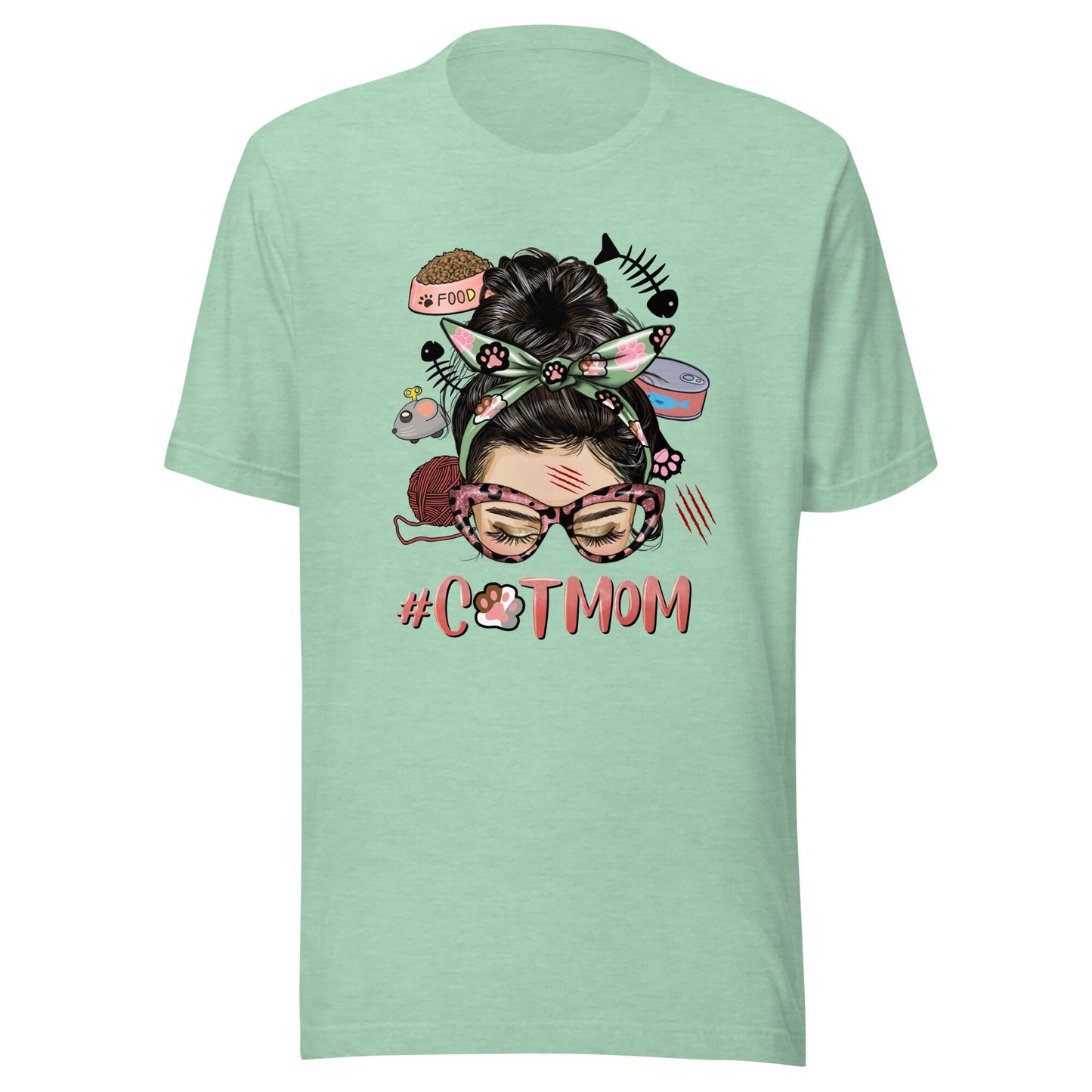 Hashtag Cat Mom Unisex t-shirt