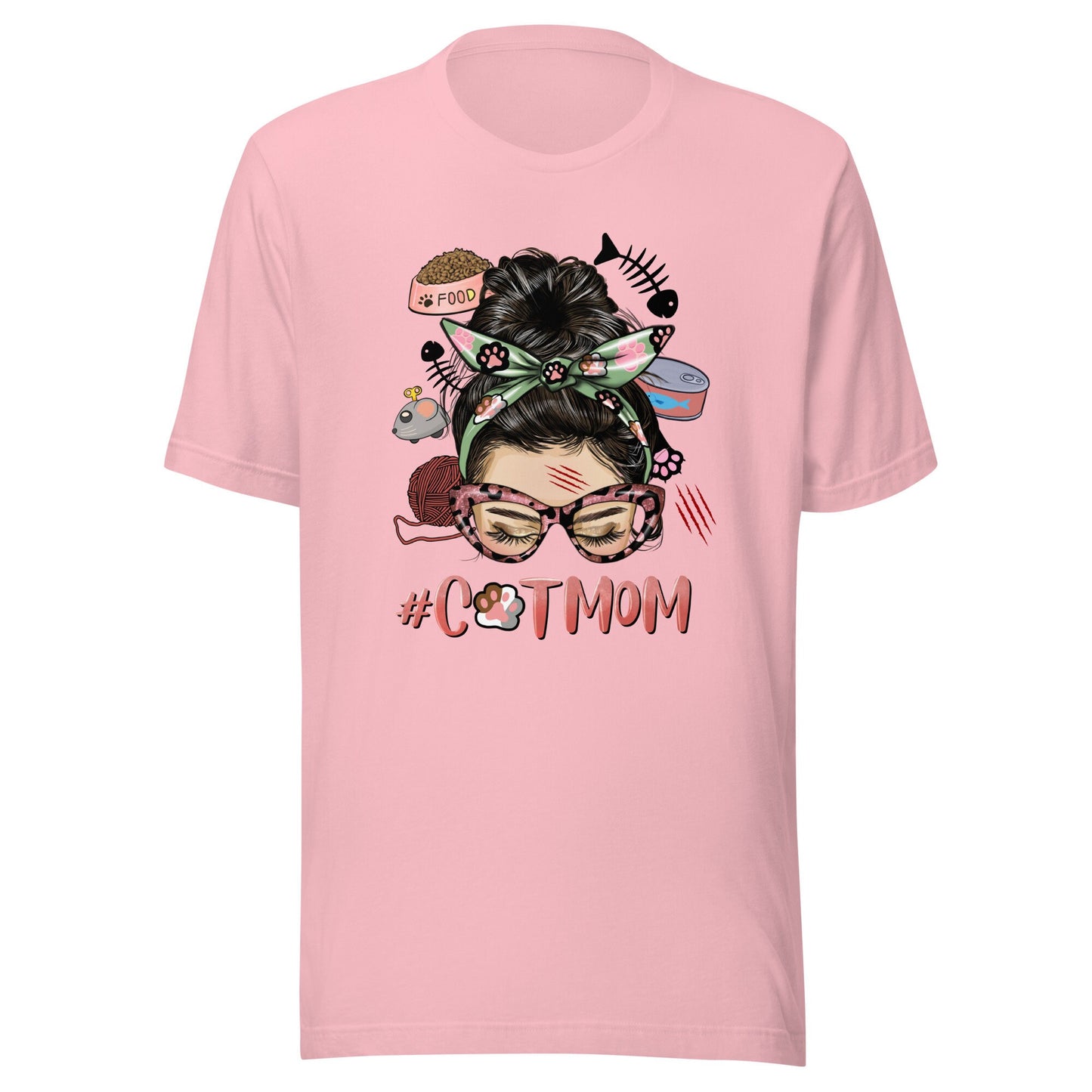 Hashtag Cat Mom Unisex t-shirt