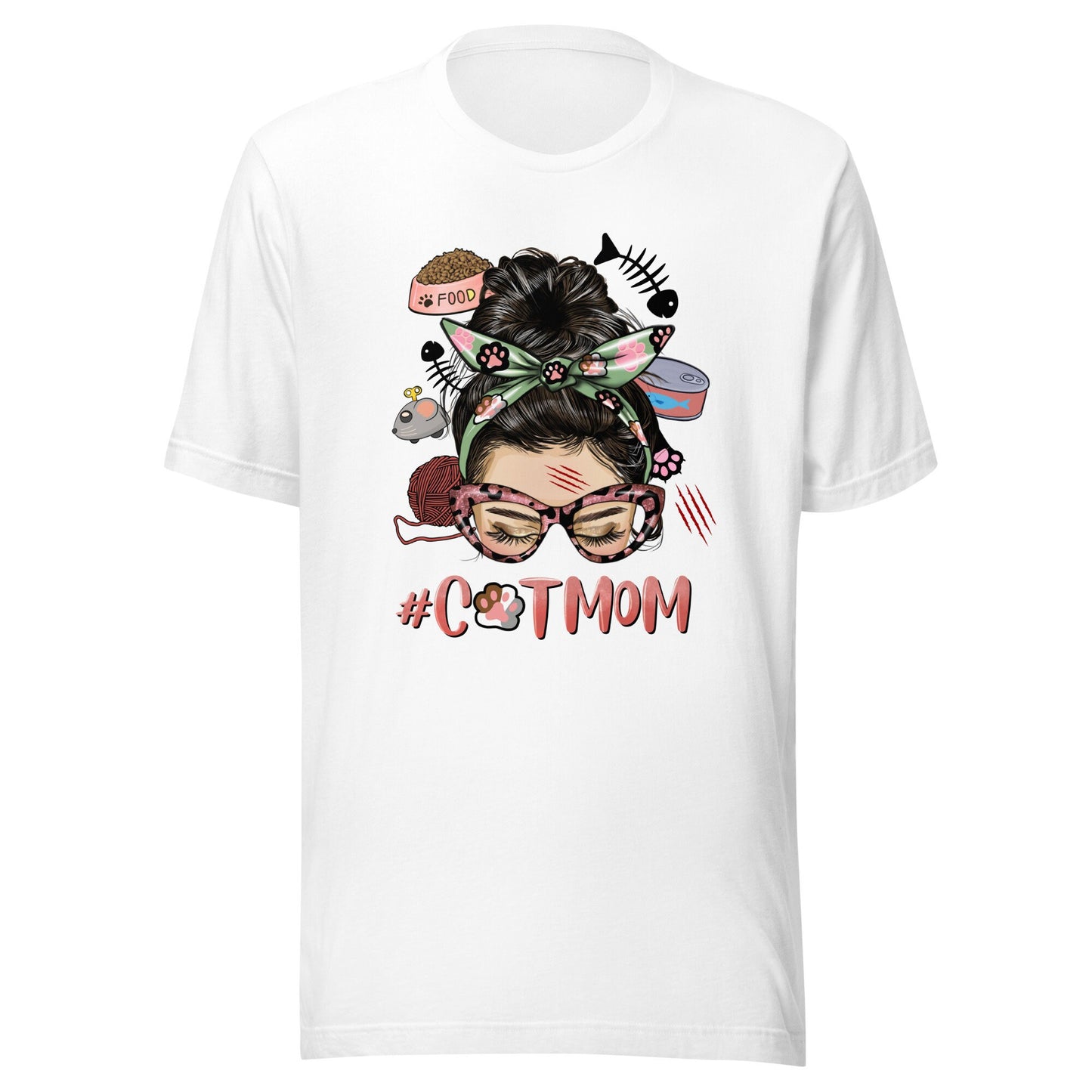 Hashtag Cat Mom Unisex t-shirt