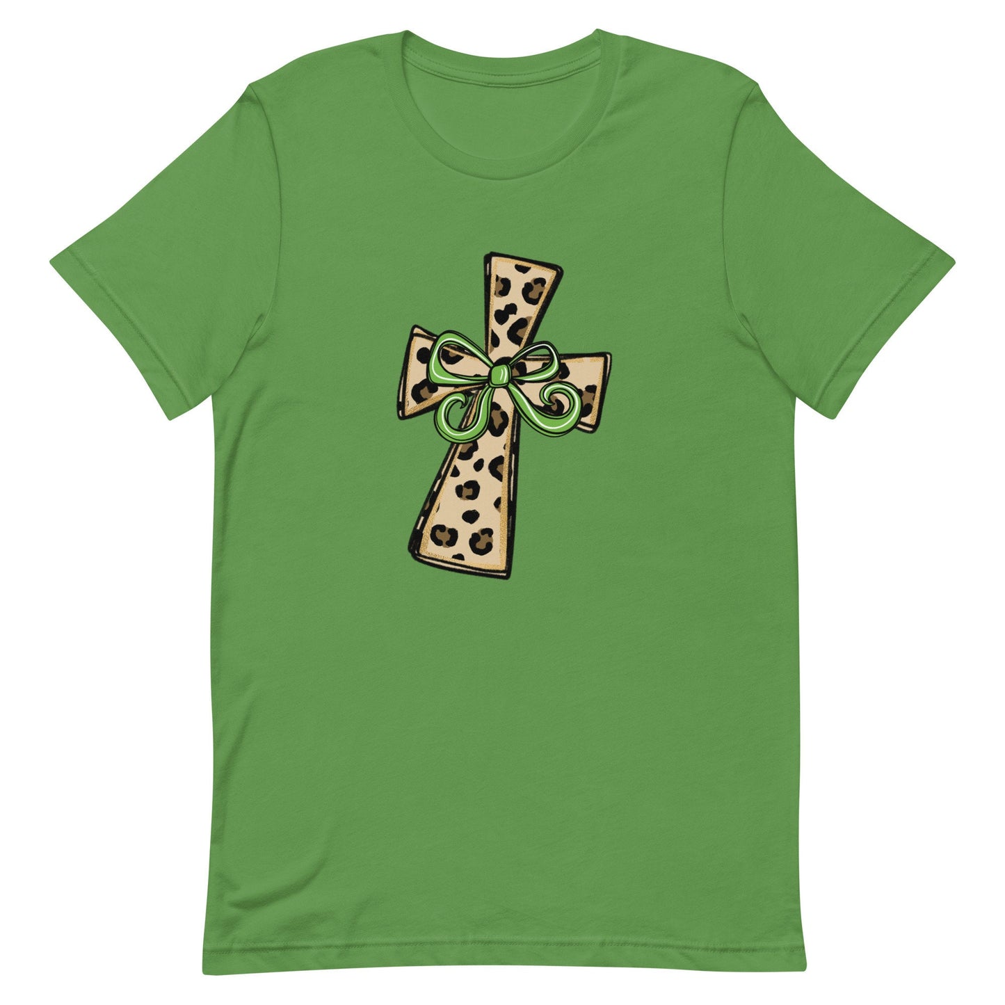 Leopard Cross Unisex t-shirt
