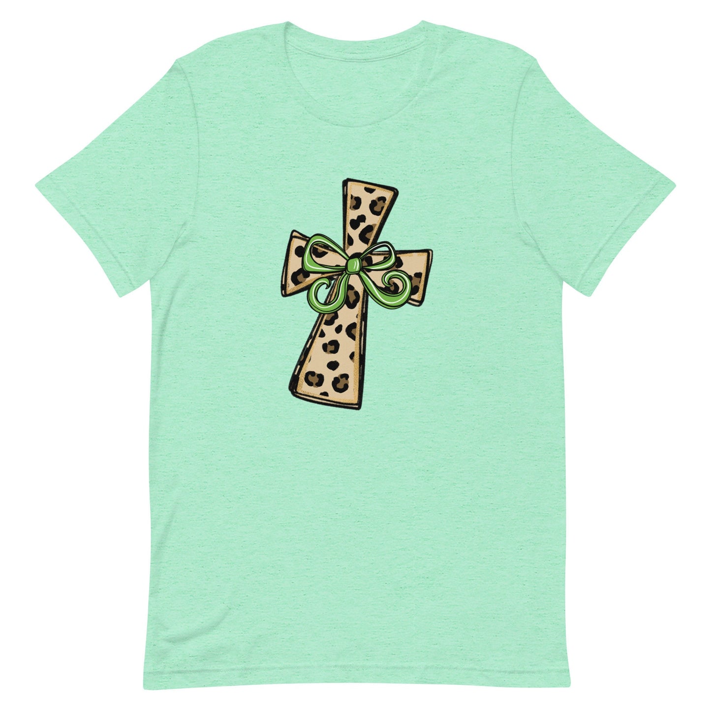Leopard Cross Unisex t-shirt
