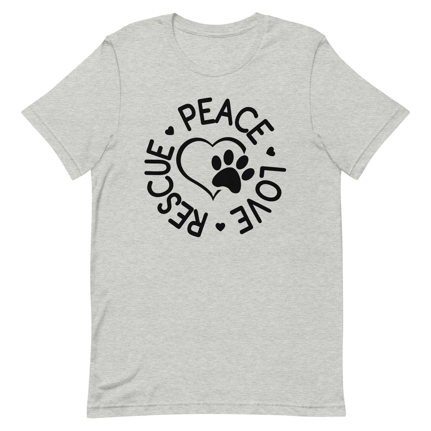 Peace~Love~ Rescue Unisex t-shirt