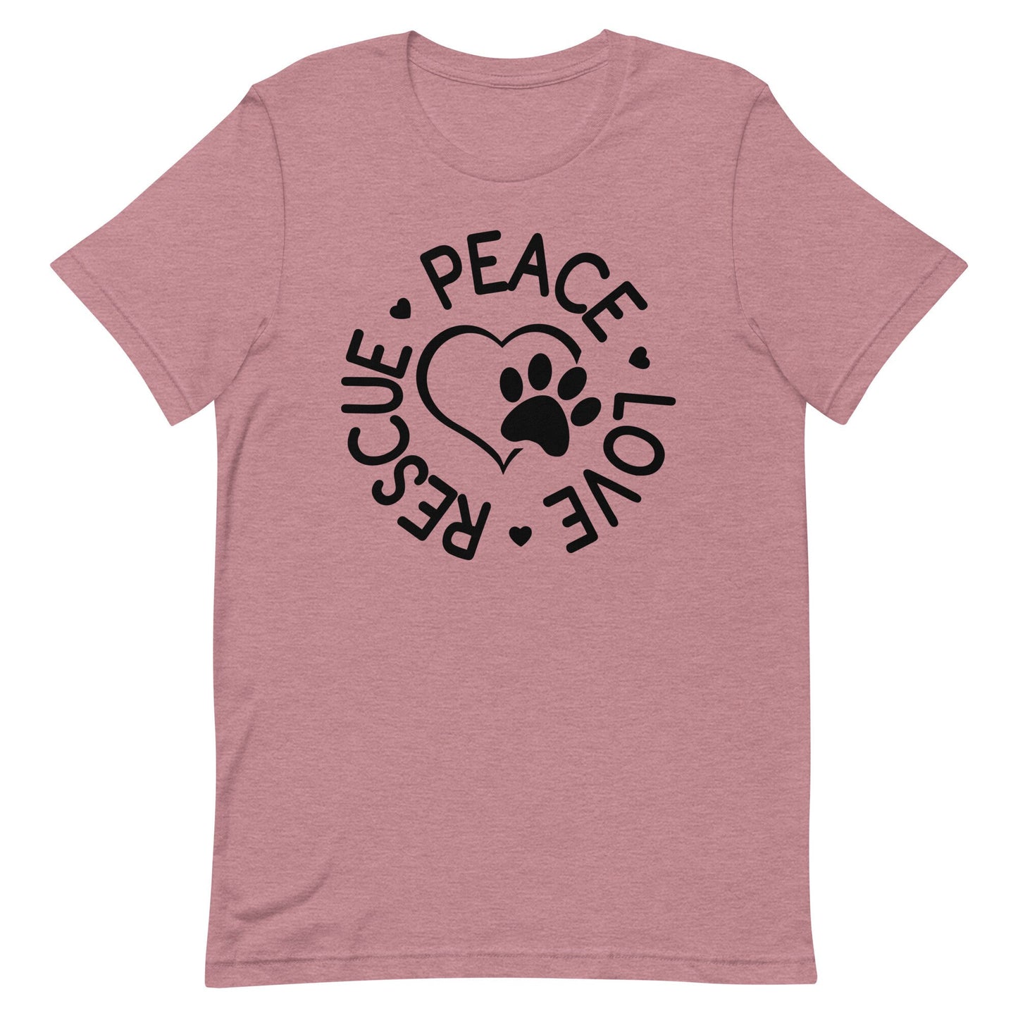 Peace~Love~ Rescue Unisex t-shirt