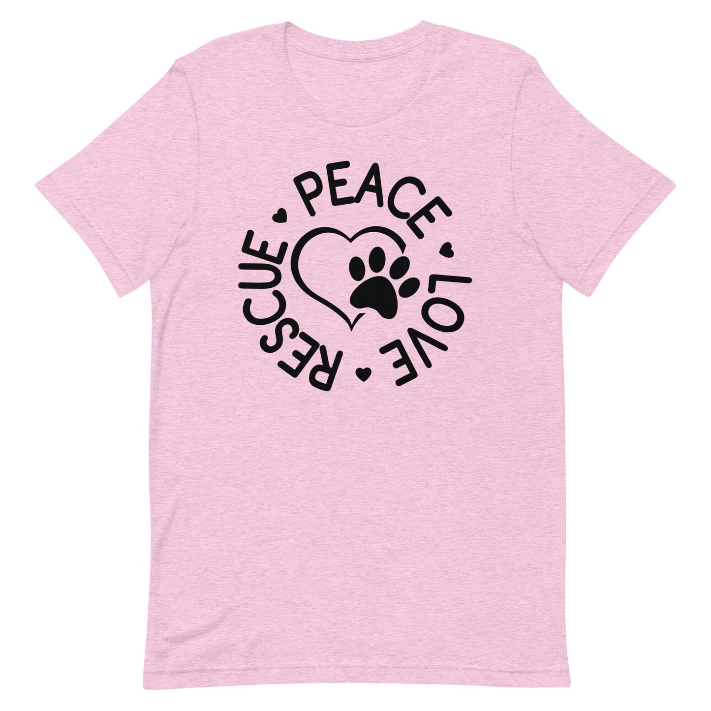 Peace~Love~ Rescue Unisex t-shirt