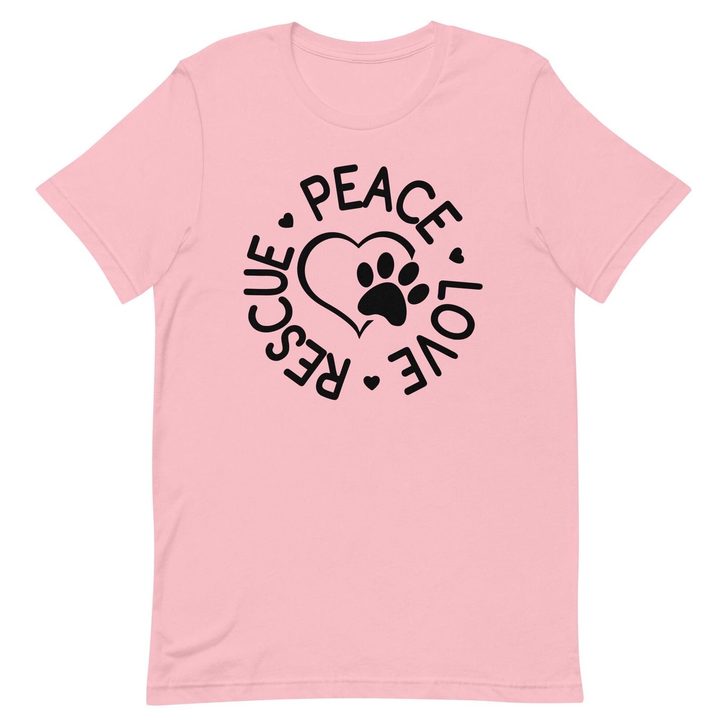 Peace~Love~ Rescue Unisex t-shirt