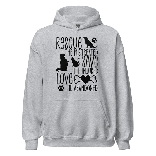 Rescue the mistreated Unisex Hoodie