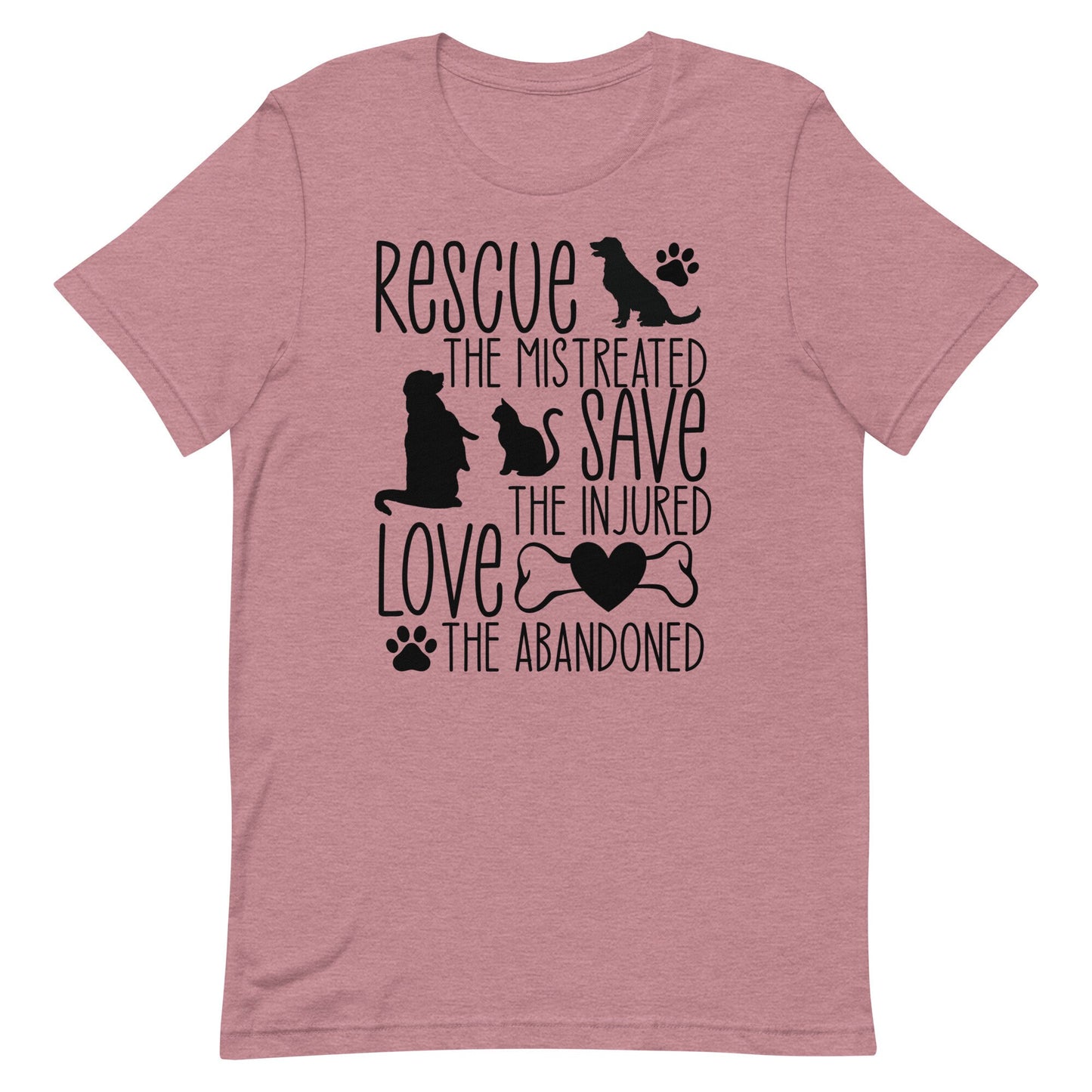 Rescue the mistreated Unisex t-shirt