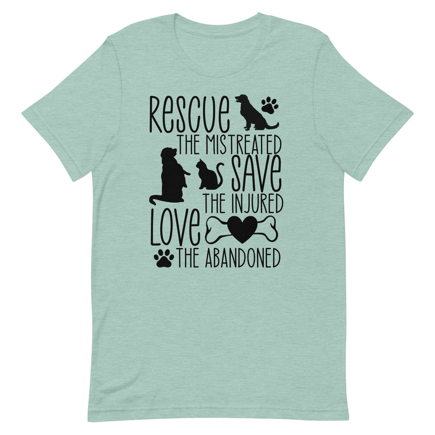Rescue the mistreated Unisex t-shirt