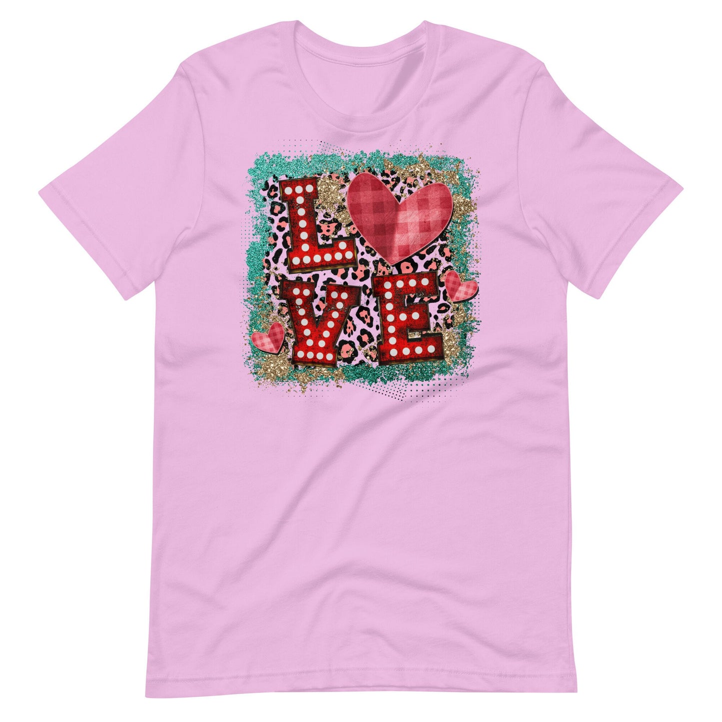 Marquee letters Love with heart Unisex t-shirt