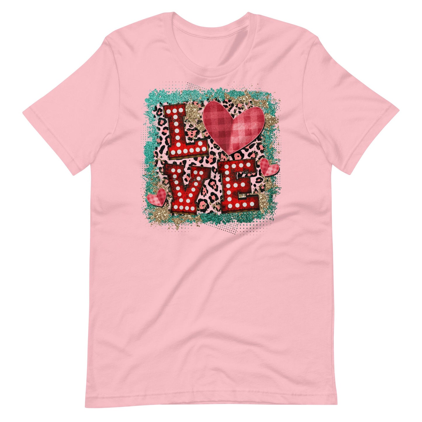 Marquee letters Love with heart Unisex t-shirt