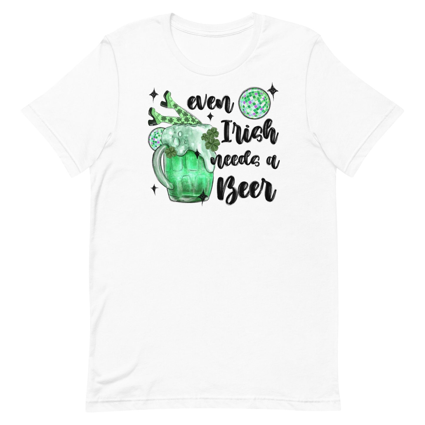 Even the Irish needs a beer Unisex t-shirt