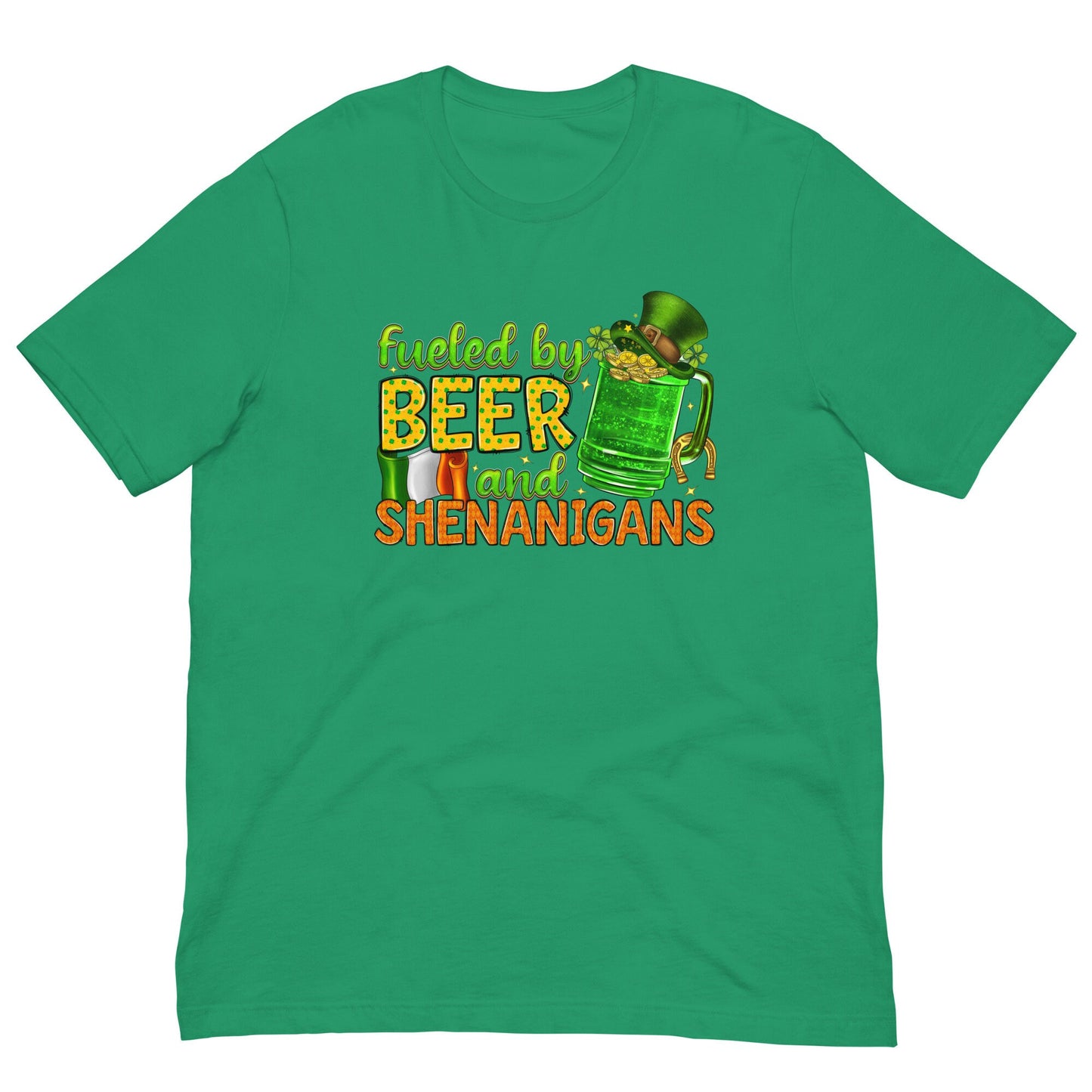 Fueled by Beer and ....Unisex t-shirt