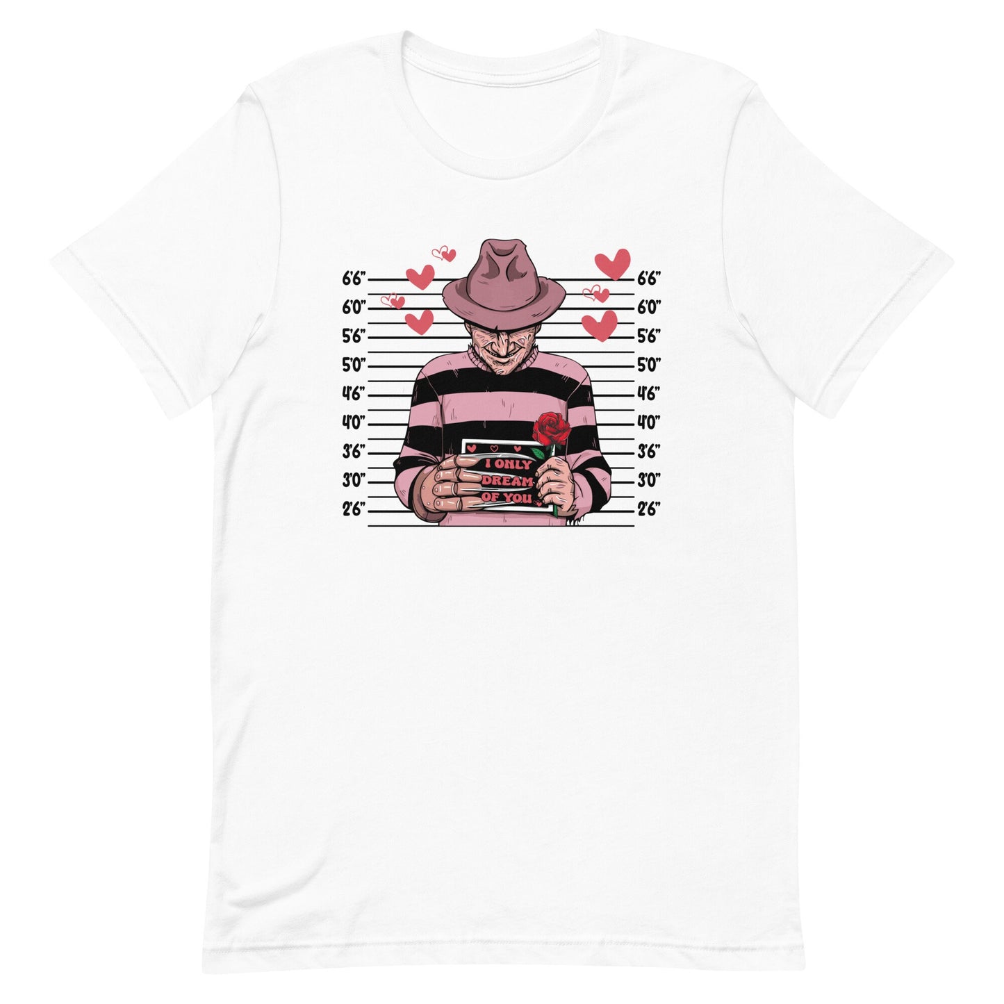 Valentine Mugshot NMOES Character Unisex t-shirt