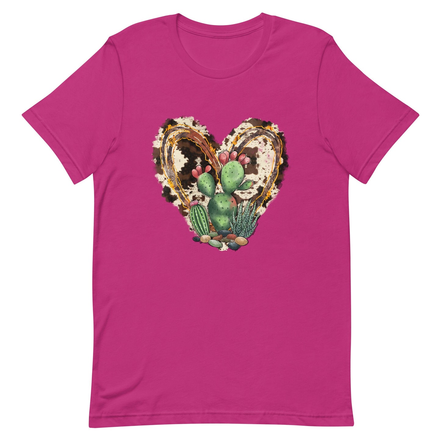 Cowhide and Cactus's Unisex t-shirt