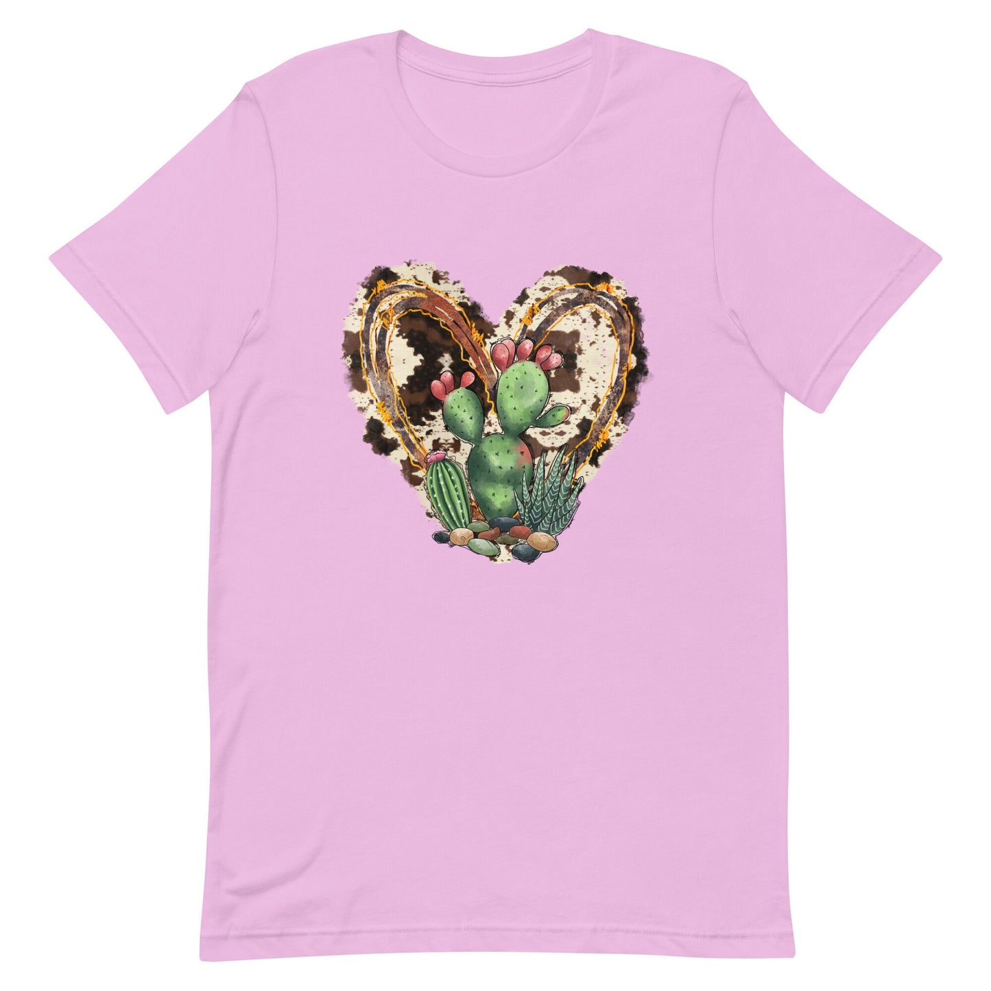 Cowhide and Cactus's Unisex t-shirt