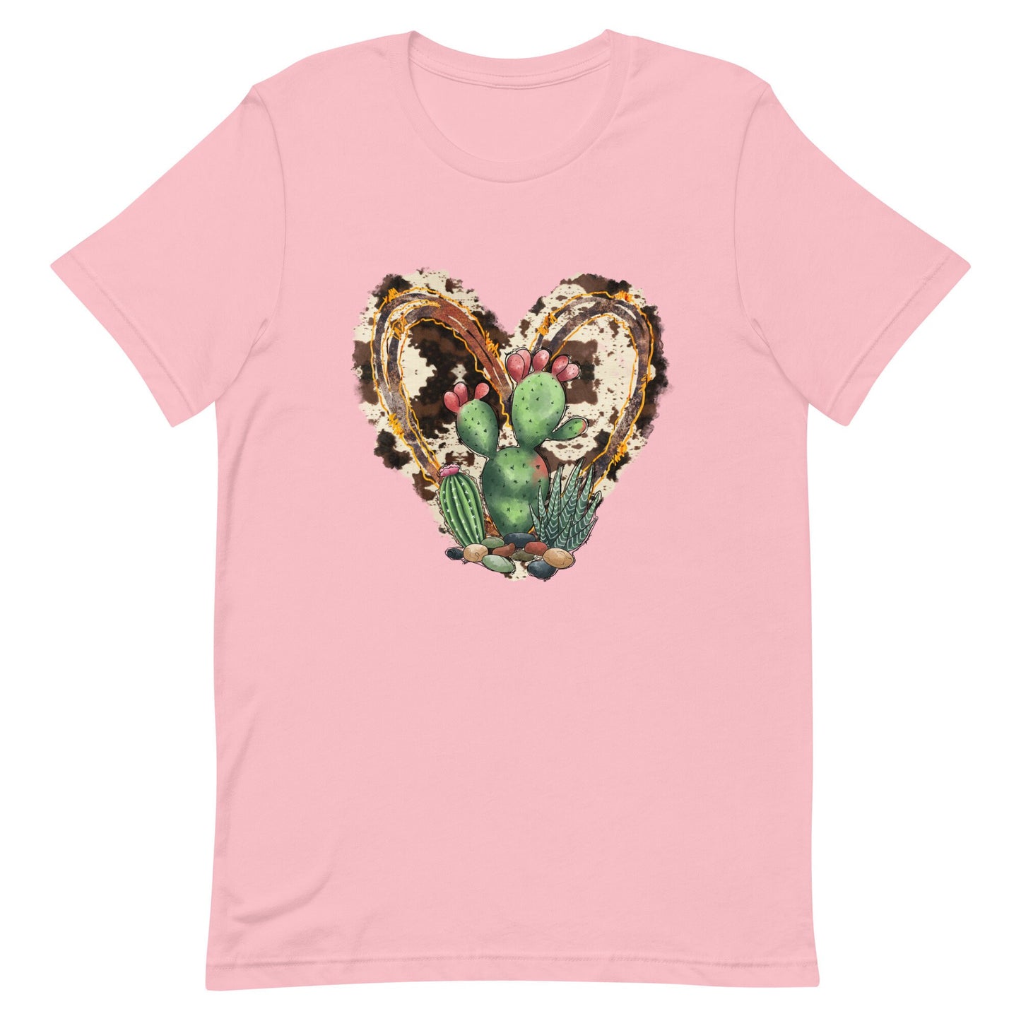 Cowhide and Cactus's Unisex t-shirt